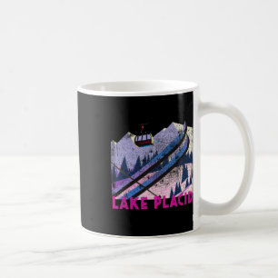 Lake Placid Ski - Vintage Style Lake Placid Skiing Coffee Mug