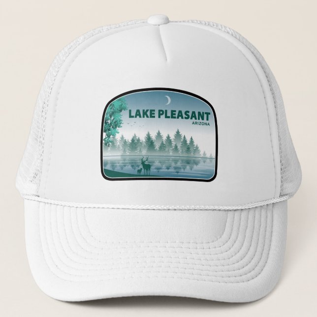 Lake Pleasant Arizona Deer Trucker Hat (Front)