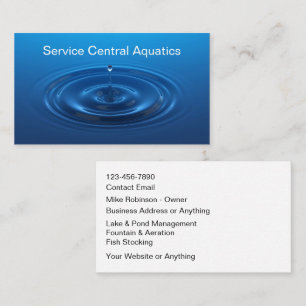 Lake Pond Aquatic Services  Business Card