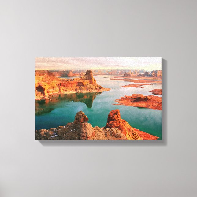 Lake Powell Arizona Canvas Print (Front)