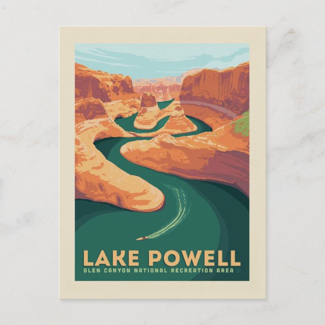 Lake Powell | Arizona & Utah Postcard (Front)