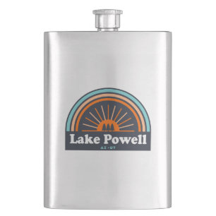 Lake Powell Arizona Utah Rainbow Hip Flask