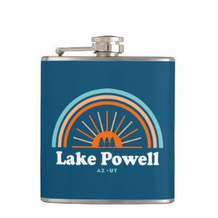 Lake Powell Arizona Utah Rainbow Hip Flask