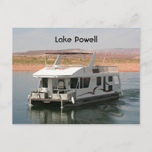 Lake Powell: Houseboat, Arizona, USA 5 Postcard