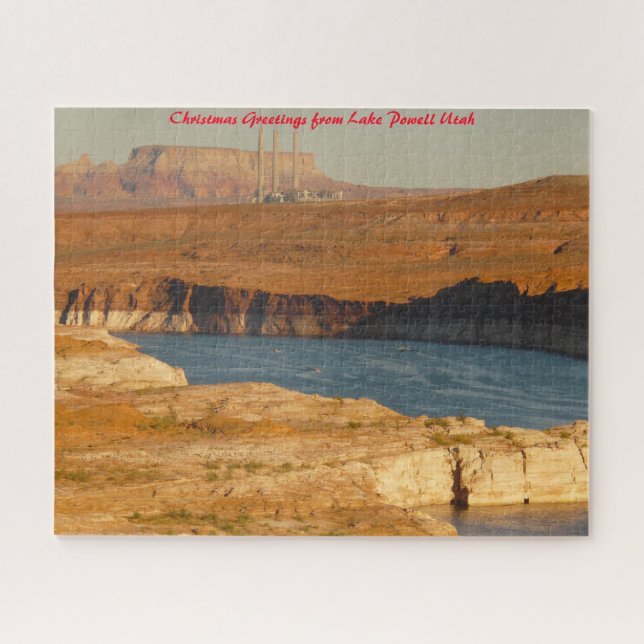 Lake Powell Utah. Christmas Greetings Jigsaw Puzzle (Horizontal)