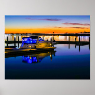 Lake Ray Hubbard Rockwall TX Sunset Poster