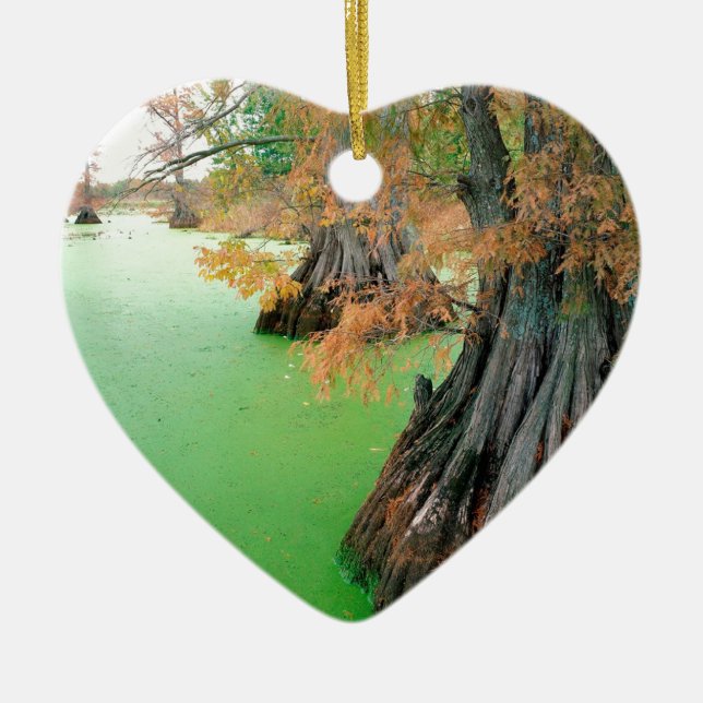 Lake Reelfoot Tennessee Ceramic Ornament (Front)
