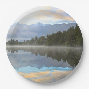 Lake Reflection Paper Plate