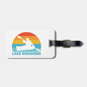 Lake Rhodhiss North Carolina Kayak Luggage Tag