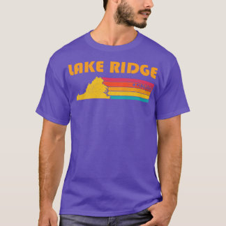 Lake Ridge Virginia Vintage Distressed Souvenir T-Shirt