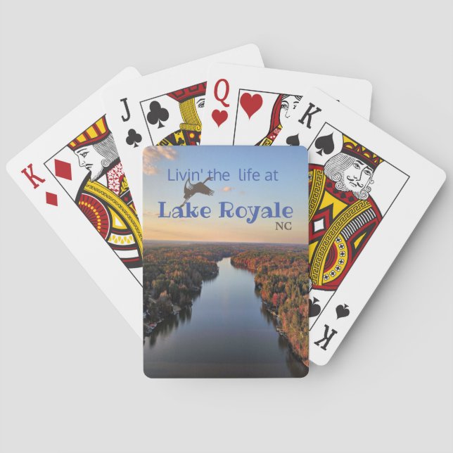 Lake Royale Deck of Cards (Back)
