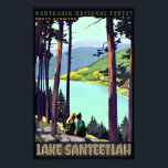 Lake Santeetlah Retro Roger Broders Travel Poster<br><div class="desc">Lake Santeetlah Retro Roger Broders Travel Poster North Carolina Boy Girl Dog Nantahala Forest Art Deco Print 372

vintage art print,  retro gig poster,  gothic horror art,  alternative wall decor,  surrealist poster,  rock concert print,  sci fi alien art,  macabre illustration,  dark aesthetic,  pop culture poster</div>