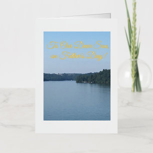 Lake Scenery, Dear Son, Father's Day Card