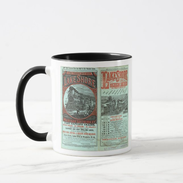 Lake Shore and Michigan So Railway Mug (Left)