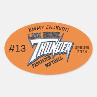 Lake Shore Fast Pitch Sticker