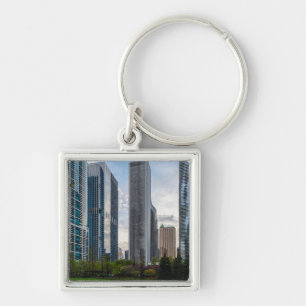 Lake Shore Park Painterly Keychain