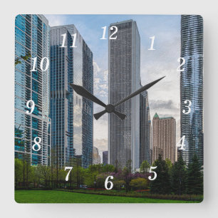 Lake Shore Park Painterly Wall Clock