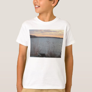 Lake Shore Sunset Kids T-shirt Basic