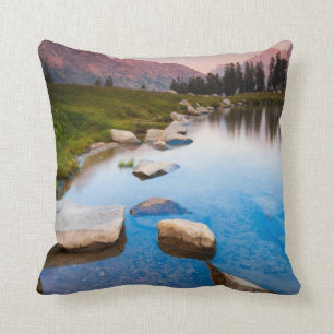 Lake Solitude Throw Pillow