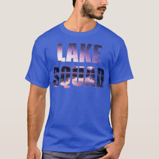 Lake SquadDock Sunset Wakeboarder Power Boat 614  T-Shirt