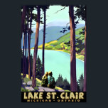 Lake St. Clair Michigan Ontario Girl and Boy Poster<br><div class="desc">Lake St. Clair Michigan Ontario Girl and Boy Travel Poster Roger Broders Great Lakes Art Print 372

vintage art print,  retro gig poster,  gothic horror art,  alternative wall decor,  surrealist poster,  rock concert print,  sci fi alien art,  macabre illustration,  dark aesthetic,  pop culture poster</div>
