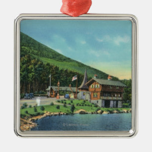 Lake Stevens View of the Toll House Metal Ornament