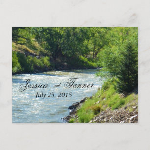 Lake Stream Nature Photography RSVP Invitation Postcard