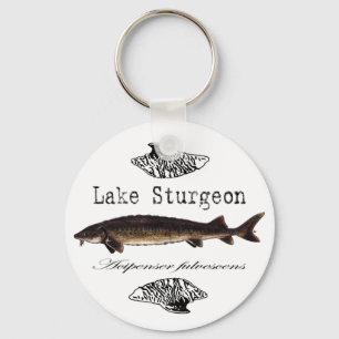 Lake Sturgeon Keychain