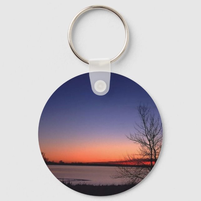 Lake Sunrise Keychain (Front)