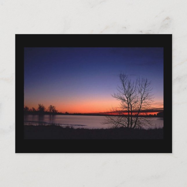 Lake Sunrise Postcard (Front)