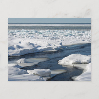 Lake Superior Blue Ice, Upper Peninsula Postcard