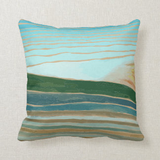 Lake Superior, Cornucopia Throw Pillow