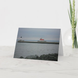"Lake Superior Lighthouses" Congratulatory Card