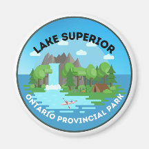 Lake Superior Ontario Provincial Park Magnet