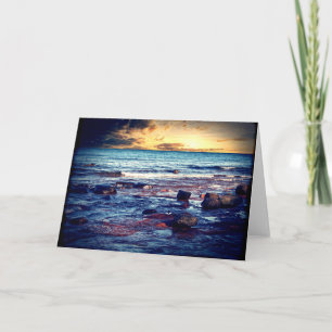 Lake Superior Sunset Card
