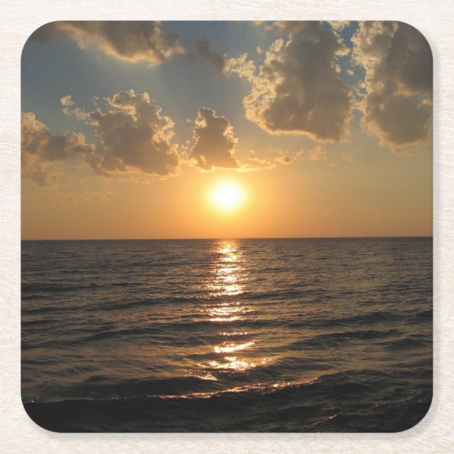 Lake Superior Sunset Coaster (Front)