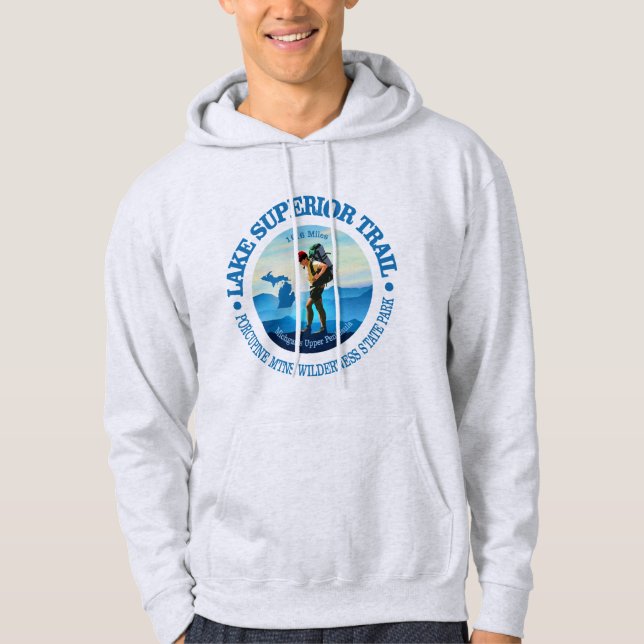 Lake Superior Trail (Hiker C) Hoodie (Front)