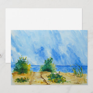 Lake Superior watercolor card