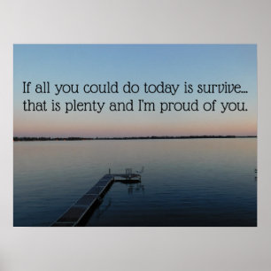 Lake Survival Poster