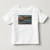 Lake Tahoe, CA - Boat Harbour at Bijou Wooden