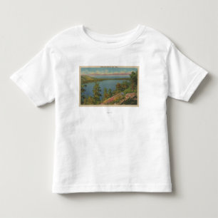 Lake Tahoe, CA - Fallen Leaf Lake and Lake Tahoe Toddler T-shirt
