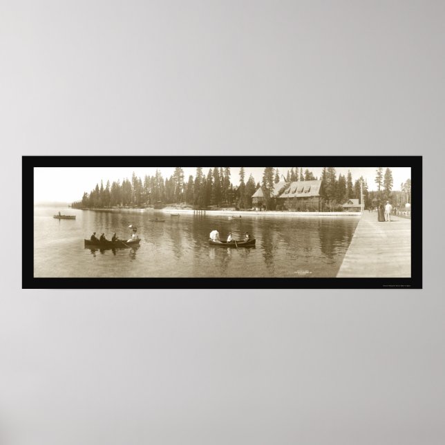 Lake Tahoe, CA Photo 1908 Poster (Front)
