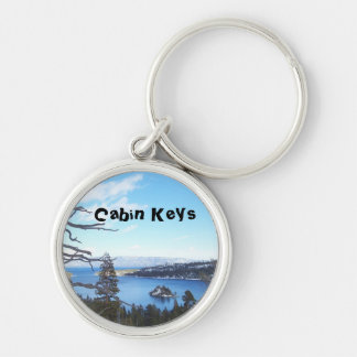 Lake Tahoe Cabin Key Chain