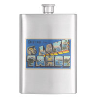 Lake Tahoe California CA Large Letter Postcard