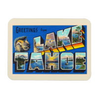 Lake Tahoe California CA Large Letter Postcard