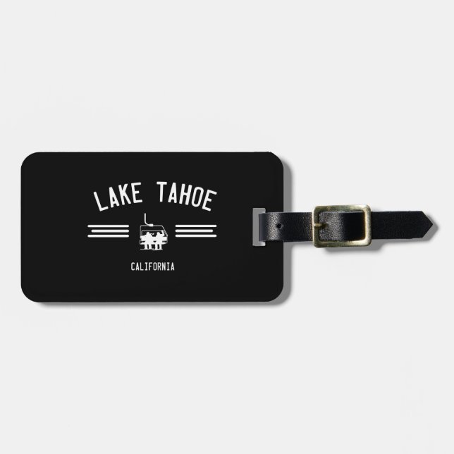 Lake Tahoe California Luggage Tag (Front Horizontal)