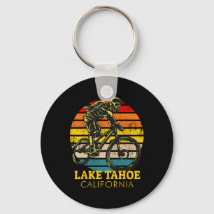 Lake Tahoe California Mountain Biking Keychain