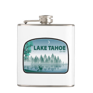 Lake Tahoe California Nevada Deer Hip Flask