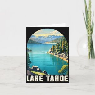 Lake tahoe california nevada mountain hiking skiin card
