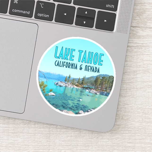 Lake Tahoe California Nevada Vintage (Detail)